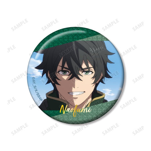 『盾の勇者の成り上がり Season 4』岩谷尚文 場面写グリッター缶バッジ3個セット